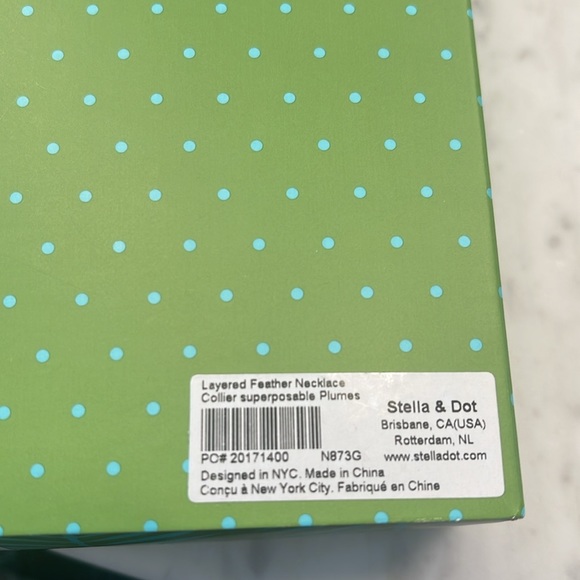 NWT!  Stella & Dot Layered Feather Necklace! - Picture 8 of 10